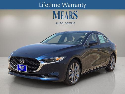 Deep Crystal Blue Mica 2026 Mazda Mazda3 FWD w/Preferred Package