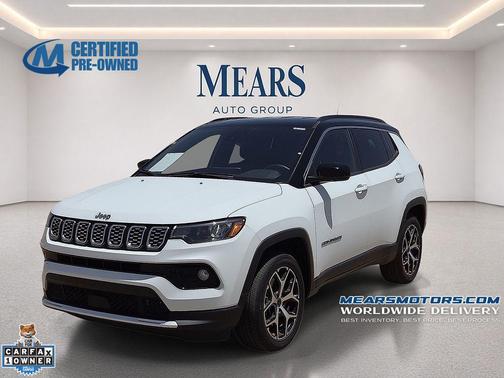 Bright White Clearcoat 2025 Jeep Compass Limited