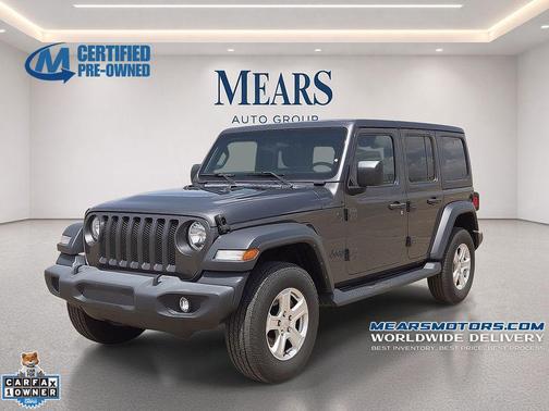 Granite Crystal Metallic Clearcoat 2023 Jeep Wrangler Sport S