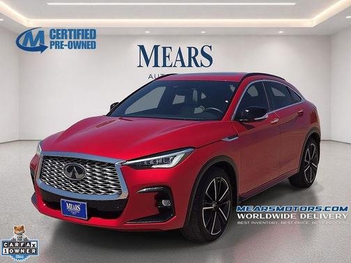 Dynamic Sunstone Red 2023 INFINITI QX55 ESSENTIAL