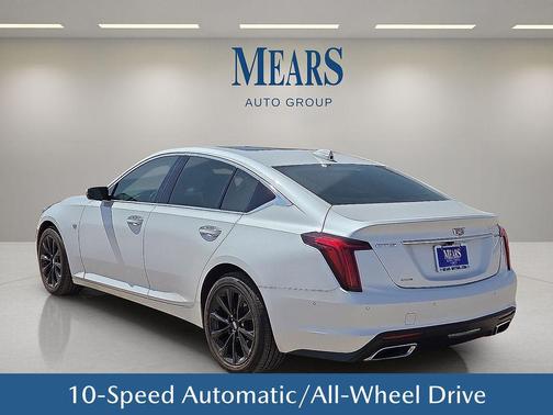 Crystal White Tricoat 2020 Cadillac CT5 Premium Luxury RWD