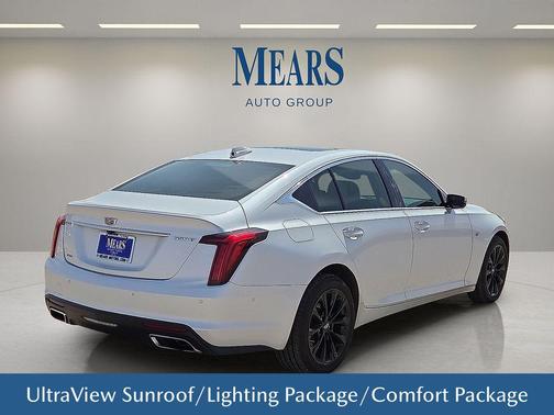 Crystal White Tricoat 2020 Cadillac CT5 Premium Luxury RWD