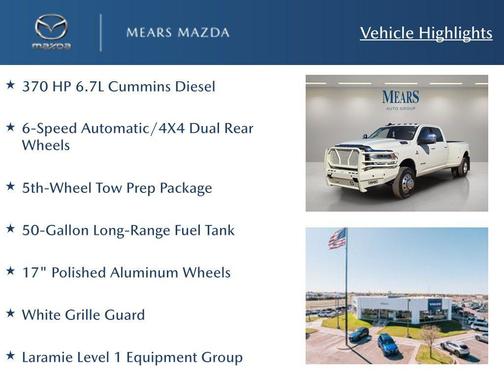 2024 RAM 3500 Laramie Crew Cab 4x4 8' Box