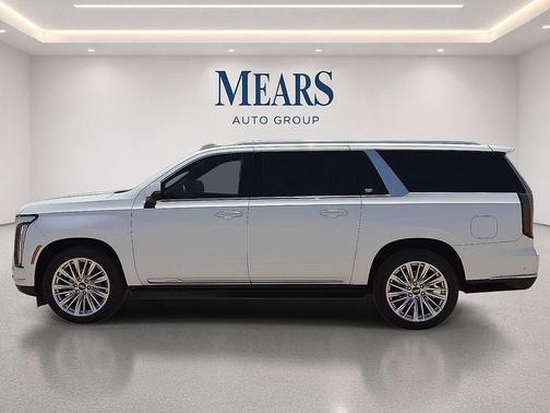 Crystal White Tricoat 2025 Cadillac Escalade ESV Premium Luxury
