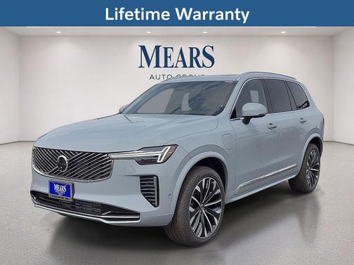 Vapour Grey Metallic 2026 Volvo XC90 Plug-In Hybrid Plus, T8 AWD, Electric/Gasoline, Bright, 7 Seats