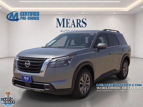 Gun Metallic 2025 Nissan Pathfinder SV 4WD