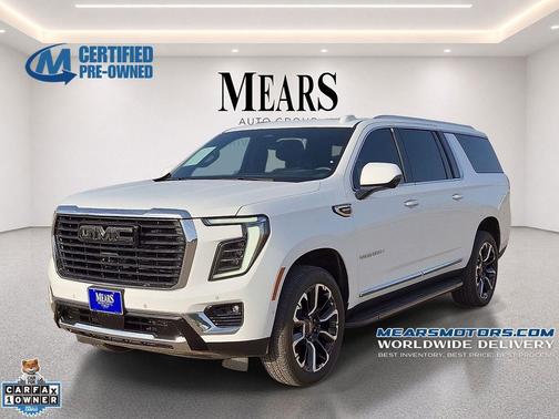 Summit White 2025 GMC Yukon XL 4WD Elevation