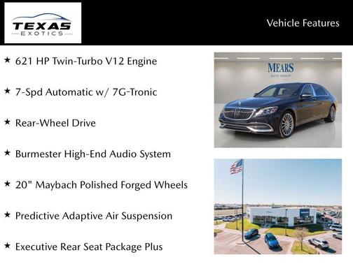 Obsidian Black Metallic 2020 Mercedes-Benz Maybach S 650 Maybach S 650