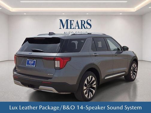 CARBONIZED GRAY METALLIC 2025 Ford Explorer Platinum