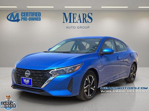 Electric Blue Metallic 2025 Nissan Sentra SV