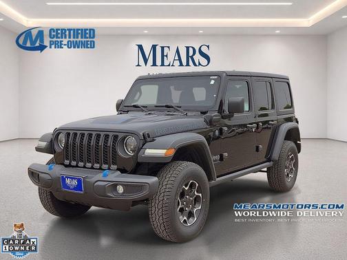 Black Clearcoat 2023 Jeep Wrangler 4xe Rubicon