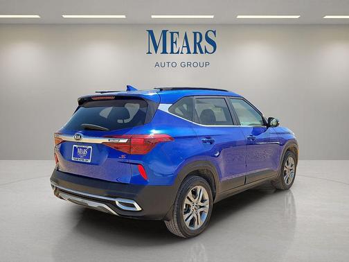 Neptune Blue 2021 Kia Seltos S