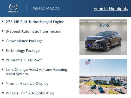 2025 Lexus RX 350 Premium Plus