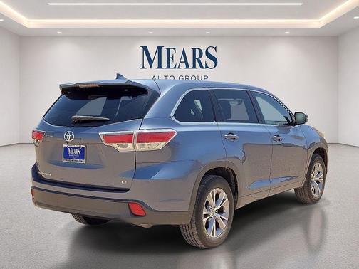 Shoreline Blue Pearl 2015 Toyota Highlander LE Plus