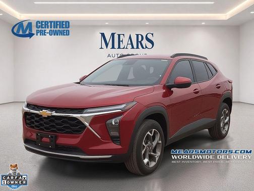 Crimson Metallic 2025 Chevrolet Trax LT