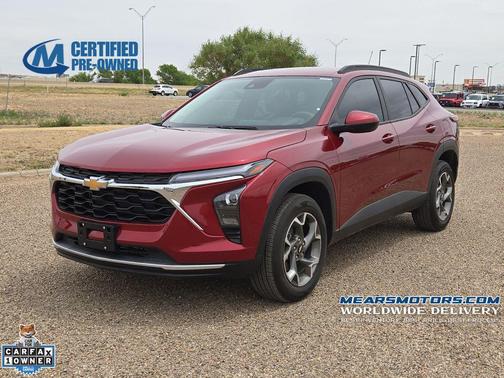 Crimson Metallic 2025 Chevrolet Trax LT