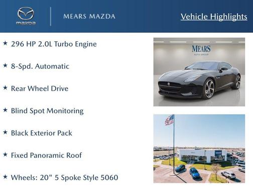 2020 Jaguar F-TYPE P300 RWD Automatic