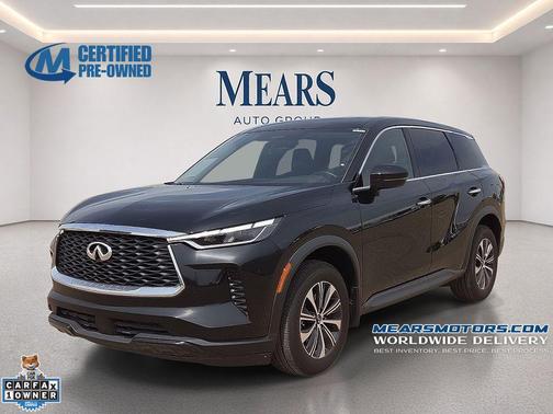 Mineral Black 2025 INFINITI QX60 Pure