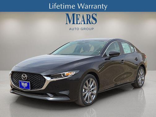 Jet Black Mica 2026 Mazda Mazda3 FWD w/Preferred Package