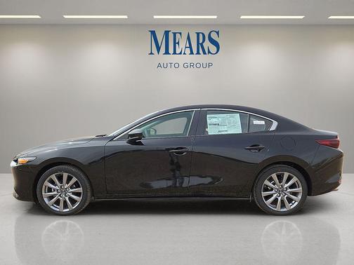 Jet Black Mica 2026 Mazda Mazda3 FWD w/Preferred Package