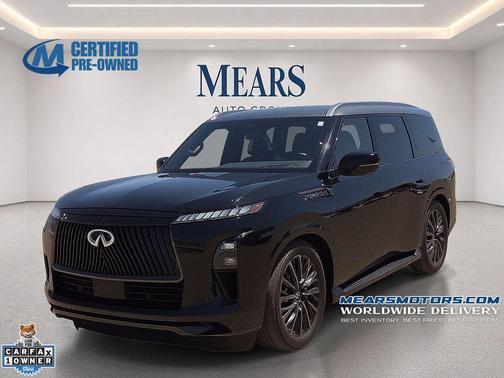Mineral Black/Graphite Shadow 2025 INFINITI QX80 AUTOGRAPH AWD
