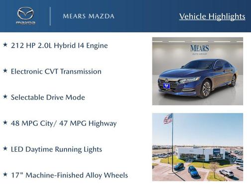 2020 Honda Accord Hybrid Base