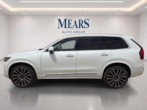 Crystal White Pearl 2026 Volvo XC90 Plus, B6 AWD Gas (mild hybrid), Gasoline, Bright, 7 Seats