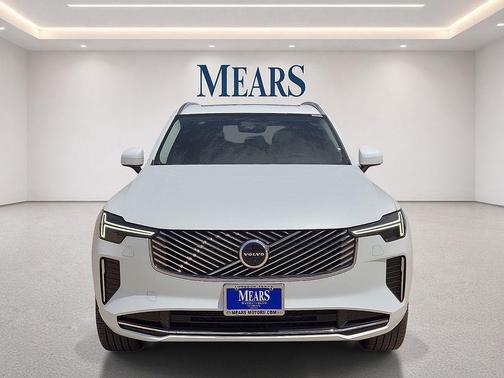 Crystal White Pearl 2026 Volvo XC90 Plus, B6 AWD Gas (mild hybrid), Gasoline, Bright, 7 Seats