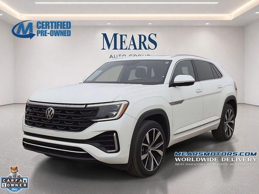 Opal White 2024 Volkswagen Atlas Cross Sport 2.0T SEL Premium