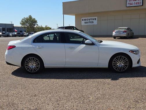 Polar White 2023 Mercedes-Benz C-Class Sedan