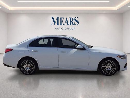 Polar White 2023 Mercedes-Benz C-Class Sedan