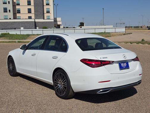 Polar White 2023 Mercedes-Benz C-Class Sedan