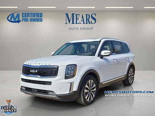 Glacial White Pearl 2022 Kia Telluride SX SUV