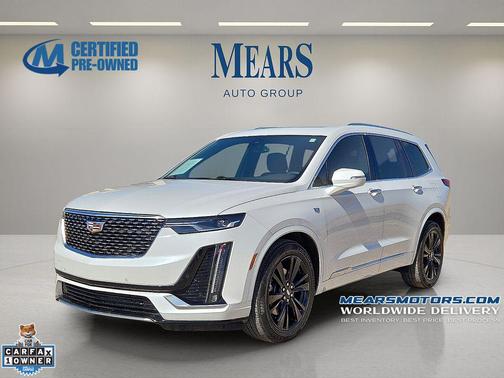 Crystal White Tricoat 2023 Cadillac XT6 Premium Luxury FWD