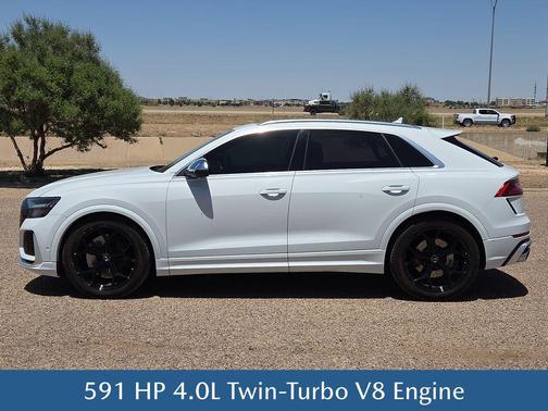 Glacier White Metallic 2022 Audi RS Q8 4.0T