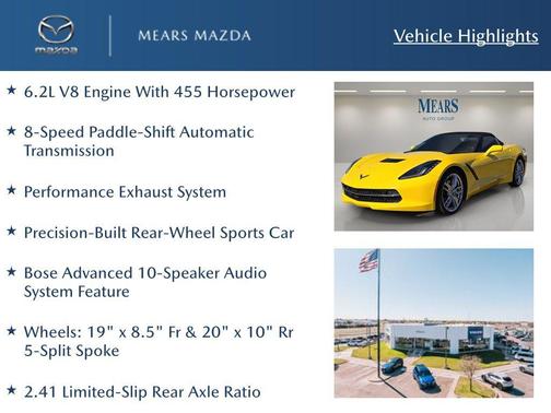 2018 Chevrolet Corvette Stingray