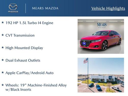 2021 Honda Accord Sport 1.5T