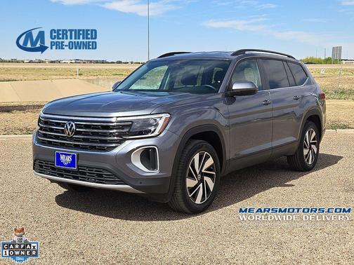 Gray 2025 Volkswagen Atlas 2.0T SE w/Technology