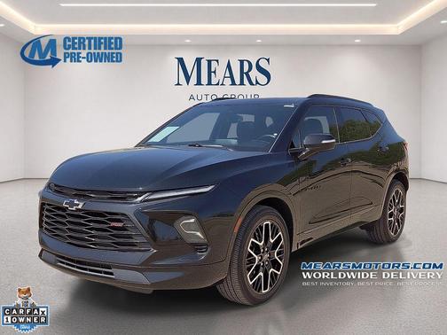 Black 2023 Chevrolet Blazer RS