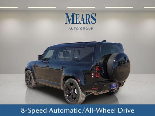 Santorini Black Metallic 2024 Land Rover Defender 110 P400 X-Dynamic SE