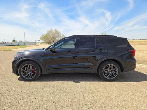 AGATE BLACK METALLIC 2025 Ford Explorer ST