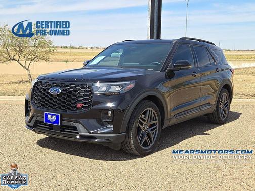 AGATE BLACK METALLIC 2025 Ford Explorer ST