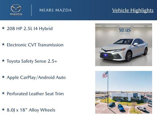 2023 Toyota Camry Hybrid XLE