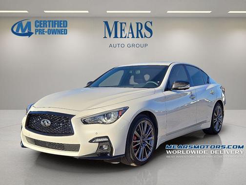 Majestic White 2023 INFINITI Q50 3.0t RED SPORT 400