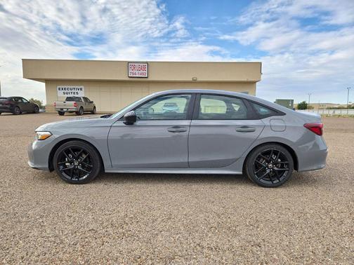 Urban Gray Pearl 2025 Honda Civic Hybrid Sport