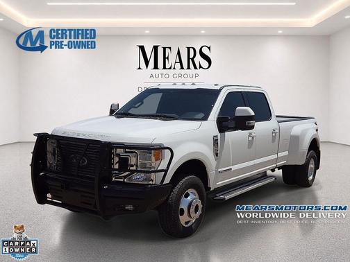 Star White Metallic Tri-Coat 2022 Ford F-350 Lariat