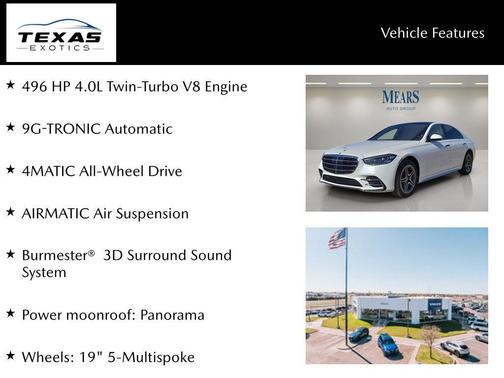 2024 Mercedes-Benz S-Class S 580 4MATIC