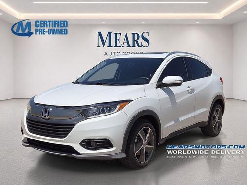 Platinum White Pearl 2021 Honda HR-V EX
