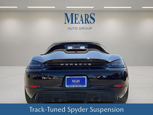 Black 2021 Porsche 718 Spyder