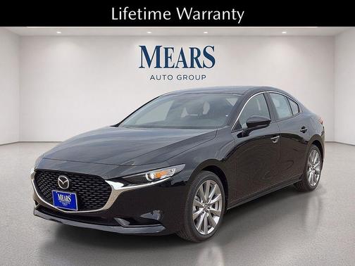 Jet Black Mica 2026 Mazda Mazda3 FWD w/Preferred Package